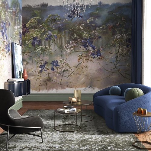 Wonderwall Blumarine fototapeta kosaćce motyw roślinny