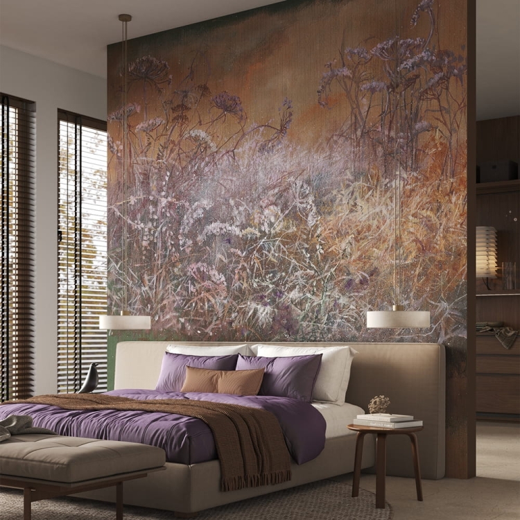 Wonderwall Erbe fototapeta zielna łąka jesienią