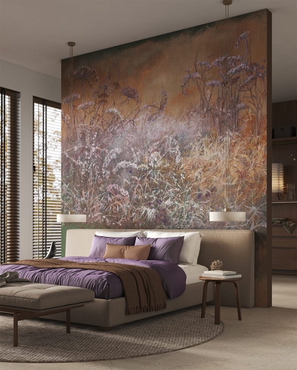 Wonderwall Erbe fototapeta zielna łąka jesienią