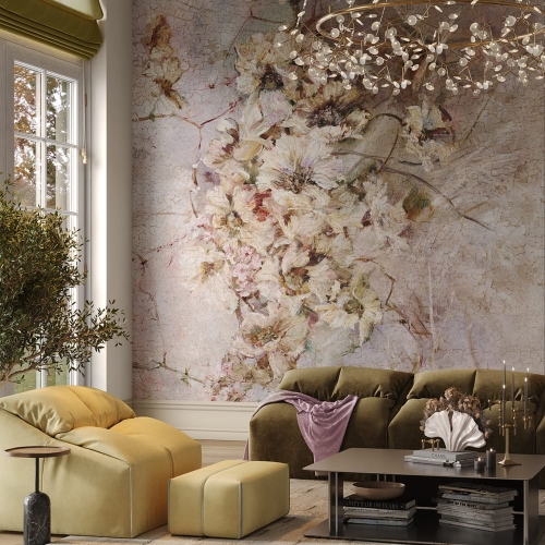 Wonderwall Hanami fototapeta duże romantyczne kwiaty