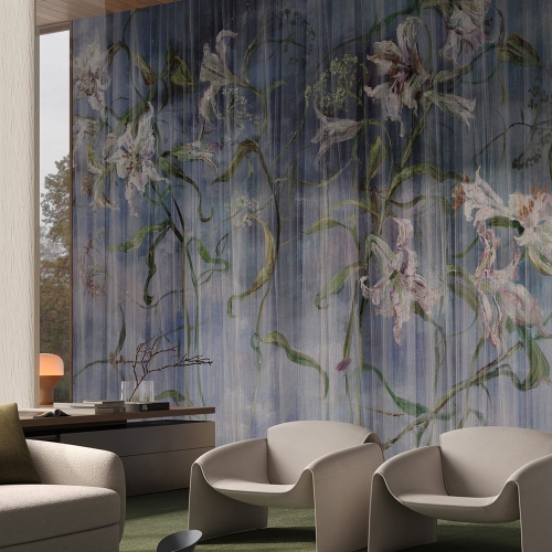 Wonderwall Lumina fototapeta z motywem kwitnących lilii