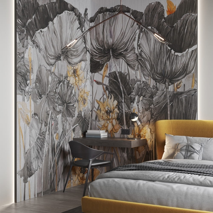 Wonderwall Nostro nowoczesna fototapeta lilie wodne