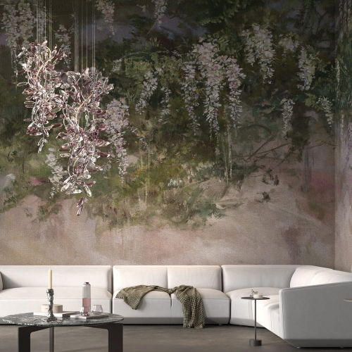 Wonderwall Sophora fototapeta wiszące girlandy kwiatów