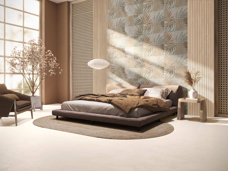 Colorker Kenzo Aruki 59,5x119,2 gresowy dekor patchwork liście