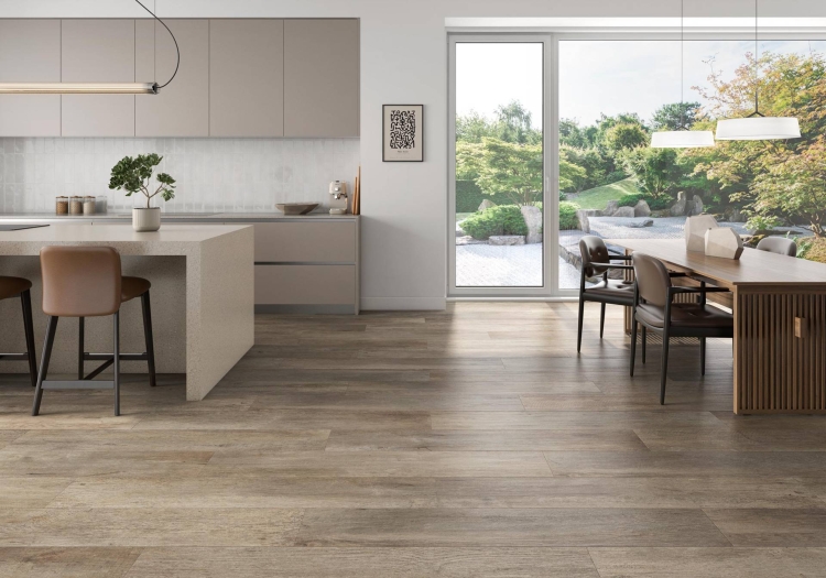 Colorker Woodside Walnut 25x150 gres imitujący drewno