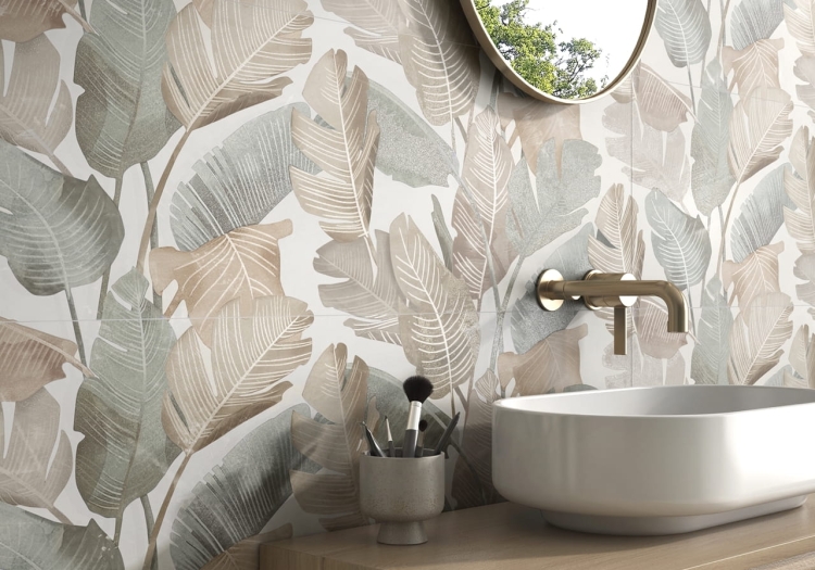 Colorker Enya Leaves White