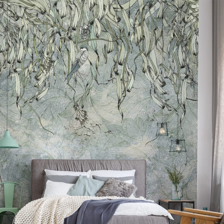 Roślinna tapeta ścienna na fizelinie Fleur Scharme Wonderwall Florens