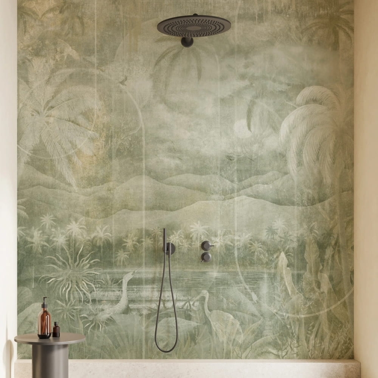 Wall Art Juca zielona fototapeta na wymiar tropikalny krajobraz