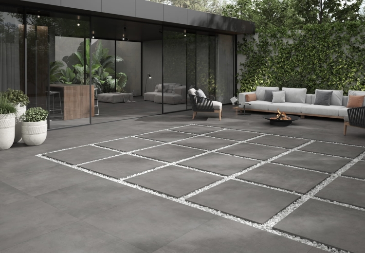 Colorker Boxer Graphite Duplo Grip+ 90x90 gres tarasowy