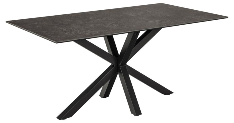 Heaven stół z blatem ceramiczno-szklanym i metalową podstawą
