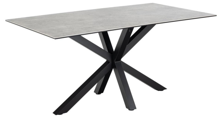 Heaven stół z blatem ceramiczno-szklanym i metalową podstawą