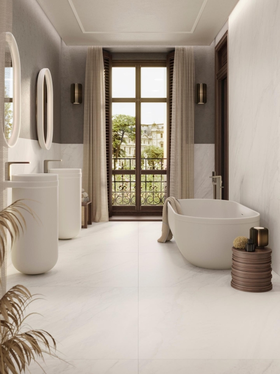 Porcelanosa Glem White Nature 120x120