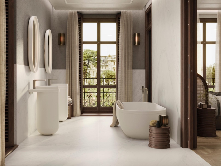 Porcelanosa Glem White Nature 120x120