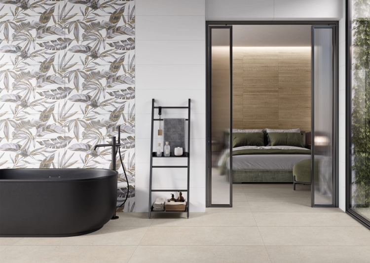 Fanal Iroko Ebony 31,6x90 płytka ścienna drewniane lamele