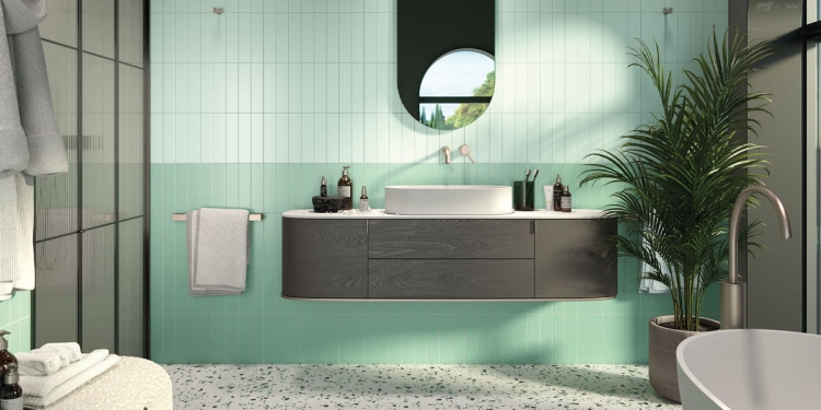 Barwolf California Sea Green 6,1x25 pastelowe matowe cegiełki