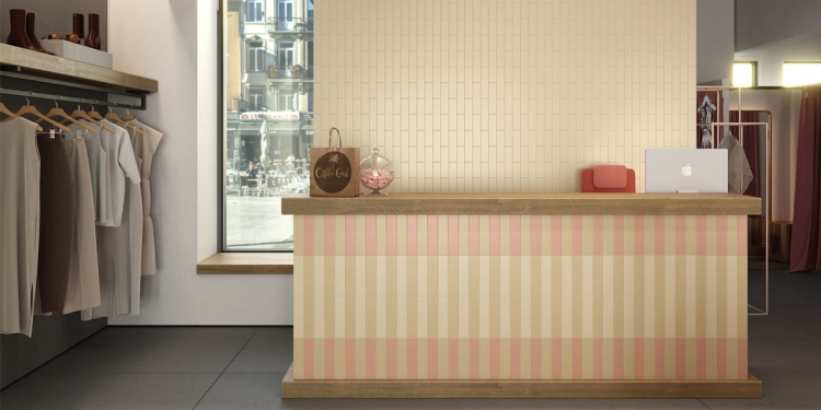 Barwolf California Warm Vanilla 6,1x25 pastelowe matowe cegiełki