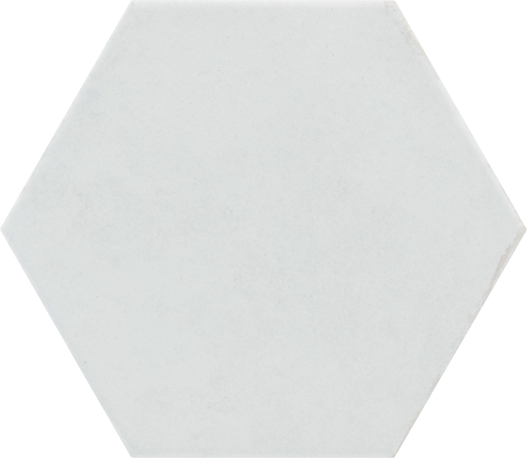 Barwolf Luna Nubium White 23x27 białe heksagony mat