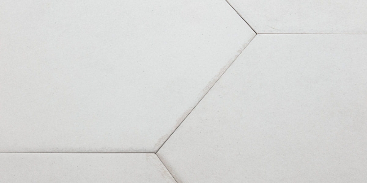 Barwolf Luna Nubium White 23x27 białe heksagony mat