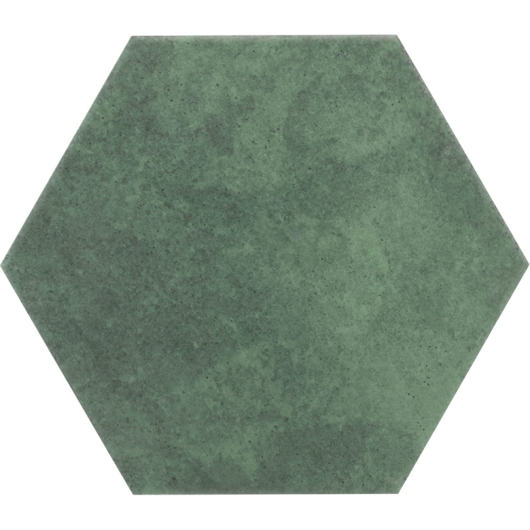 Barwolf Luna Veris Green 23x27 zielone heksagony mat