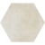 Barwolf Luna Lenitatis Creme 23x27 kremowe heksagony mat