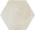 Barwolf Luna Lenitatis Creme 23x27 kremowe heksagony mat