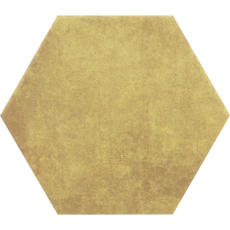 Barwolf Luna Aestatis Mustard 23x27 musztardowe heksagony mat