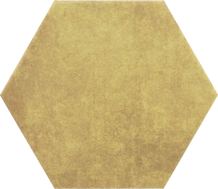 Barwolf Luna Aestatis Mustard 23x27 musztardowe heksagony mat