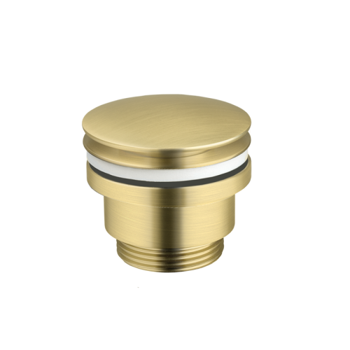 Korek do umywalki typu klik-klak UNO szczotkowane złoto