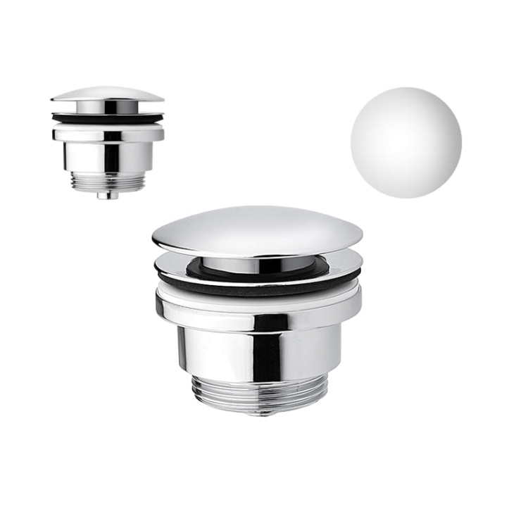 Vedo chromowany korek do umywalki klik-klak 281CH