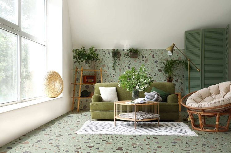 Aparici Pebble Green Natural