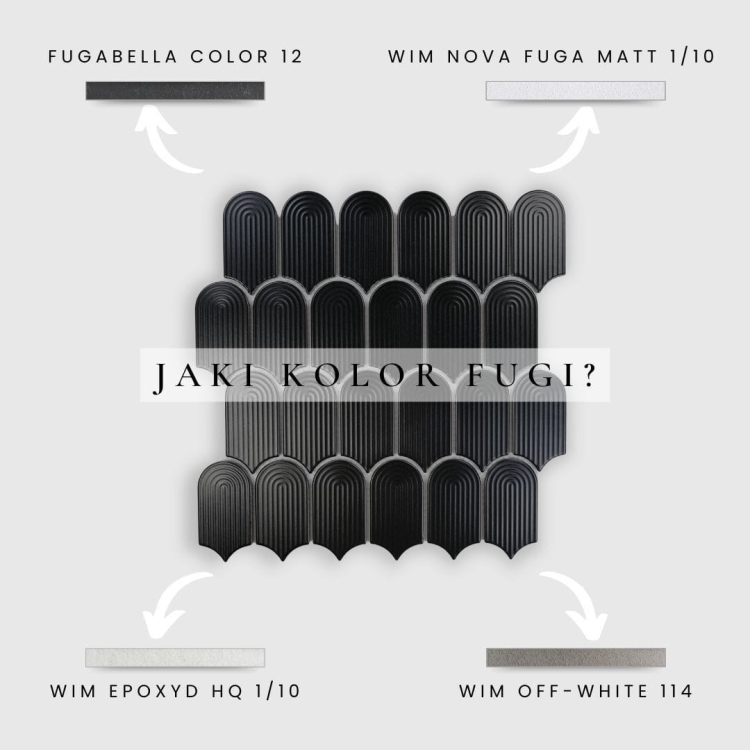 Raw Decor Wave Czarny Mat LACCM