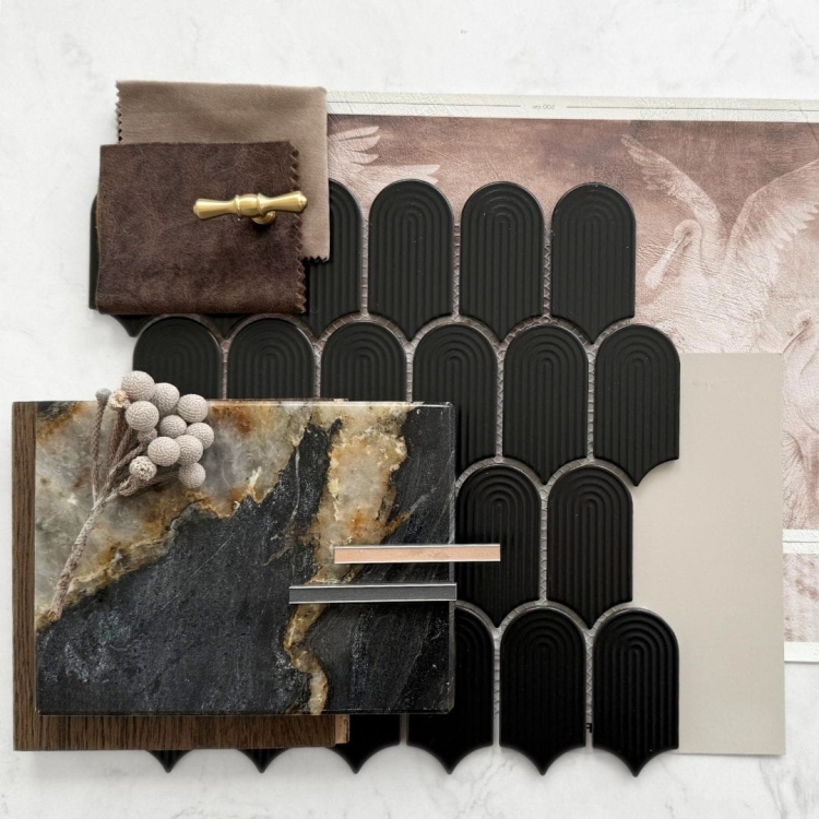 Raw Decor Wave Czarny Mat LACCM