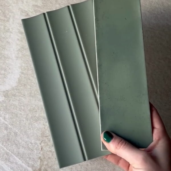 Dune Milano Scala Bosco zielone ryflowane płytki