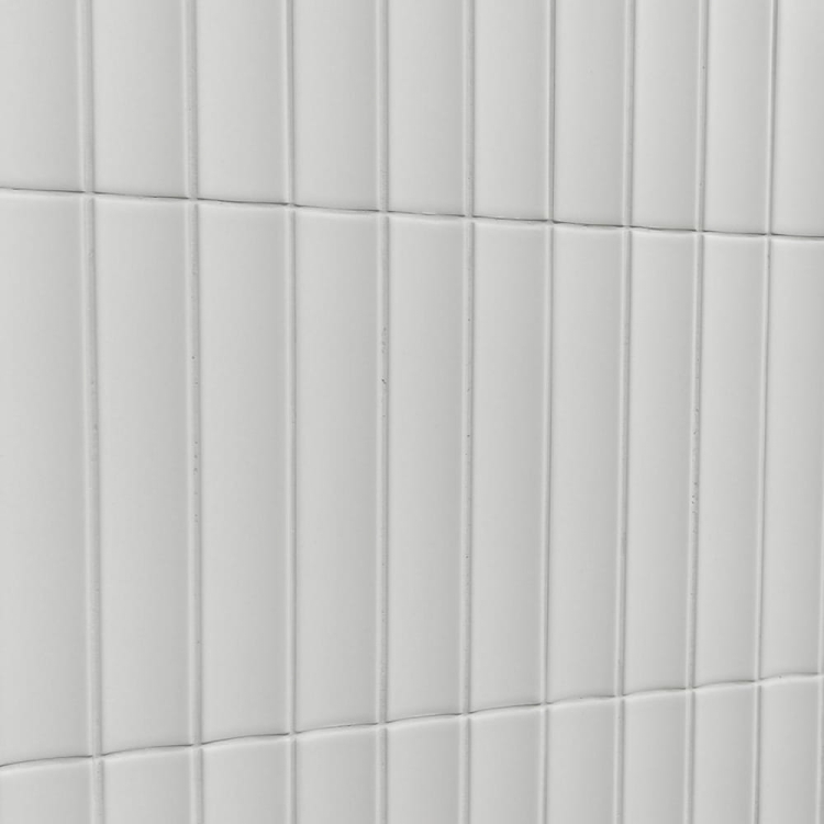 Dune Milano Scala Gesso białe ryflowane płytki