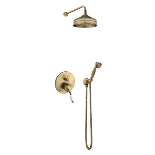 Vedo Vara Bronzo Kompletny system natryskowy podtynkowy I