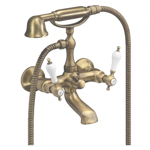 Vedo Etros Brąz bateria wannowa z zestawem natryskowym