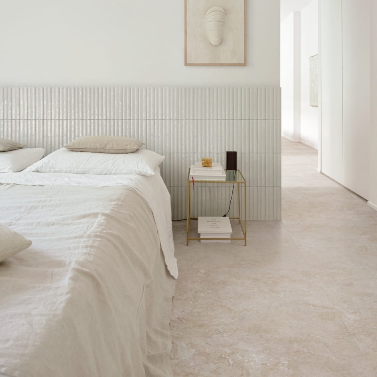Marazzi Fabula Travertino Cross Bianco