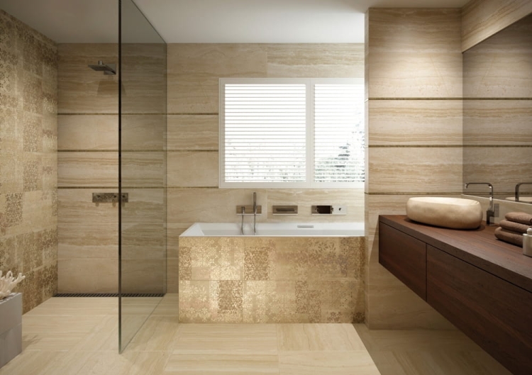 Dune Lavabo Guess kamienna umywalka z trawertynu
