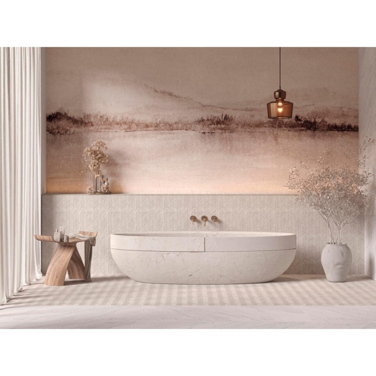 L'Antic Colonial Herringbone Mystic Beige