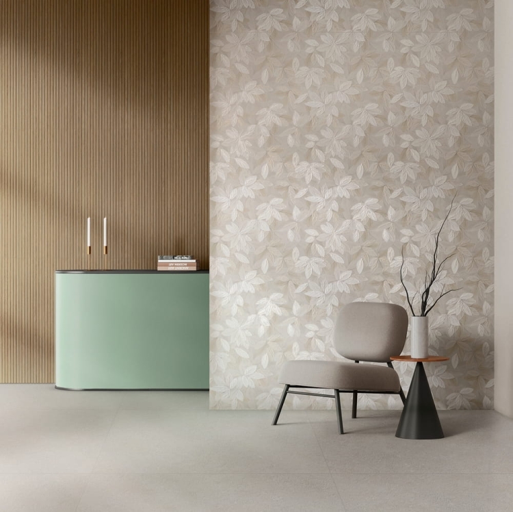 Marazzi White Decoro Fanfara Touch