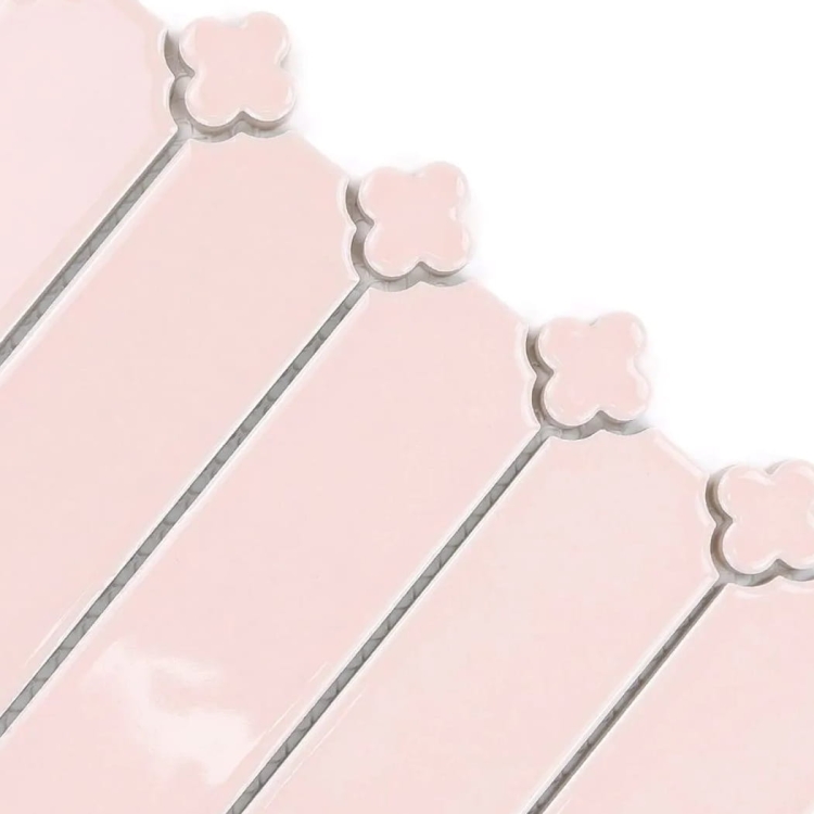 Raw Decor Cecile Pink Połysk różowa mozaika