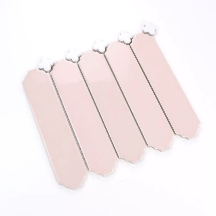 Raw Decor Cecile Pink Połysk różowa mozaika