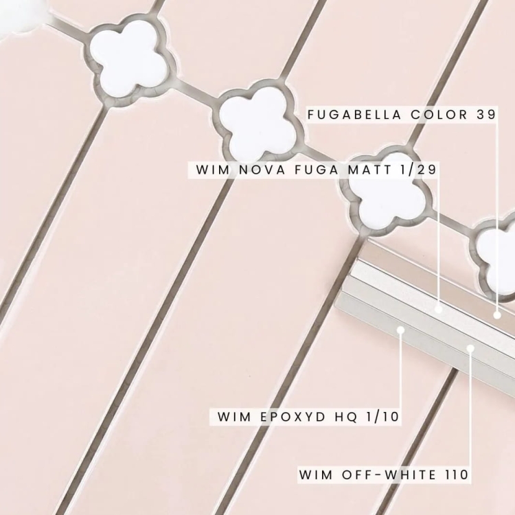 Raw Decor Cecile Pink Połysk różowa mozaika