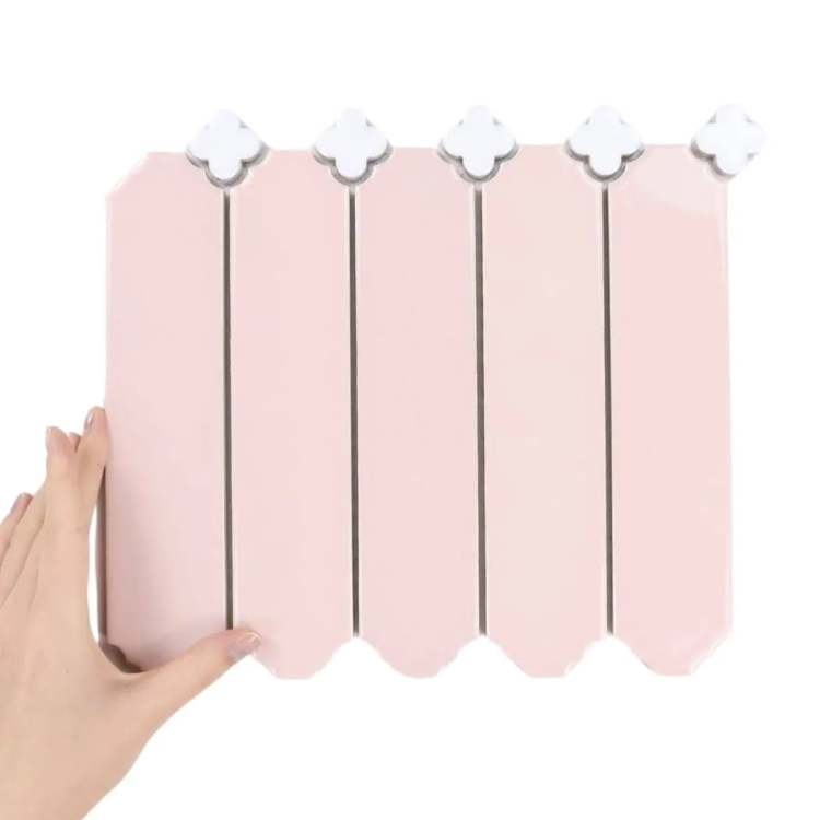 Raw Decor Cecile Pink Połysk różowa mozaika