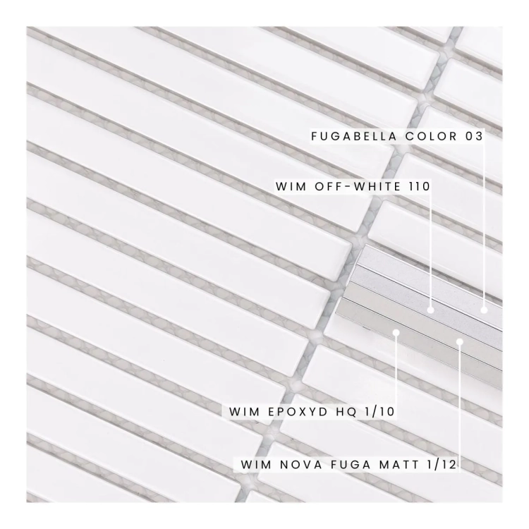 Raw Decor Stick Biała mozaika uniwersalna połysk