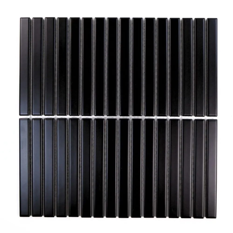 Raw Decor Stick Czarna matowa mozaika uniwersalna