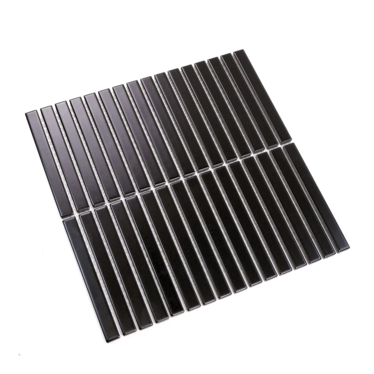 Raw Decor Stick Czarna matowa mozaika uniwersalna