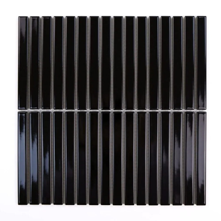 Raw Decor Stick czarna mozaika połysk uniwersalna