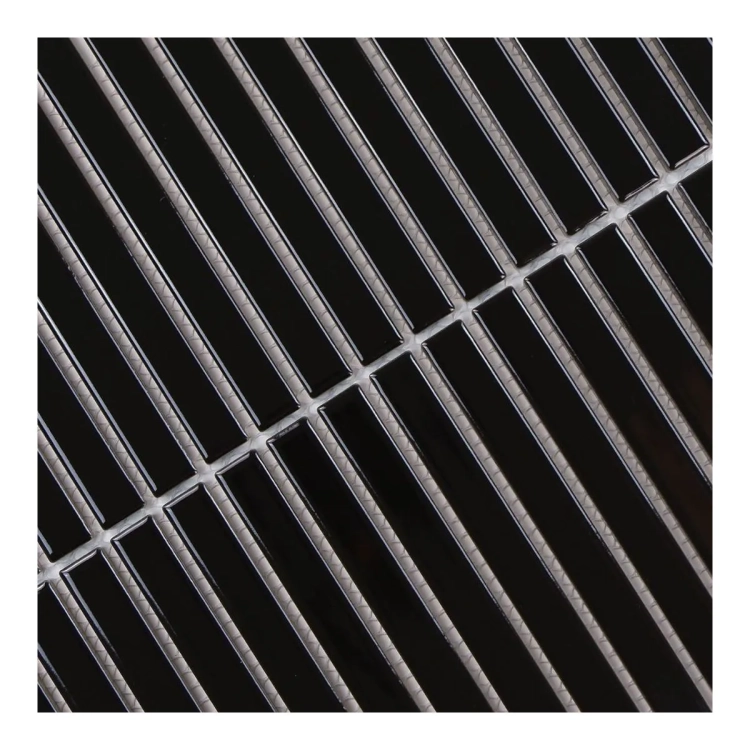 Raw Decor Stick czarna mozaika połysk uniwersalna