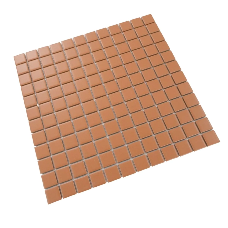 Raw Decor Mini Cubic Terracotta matowa mozaika uniwersalna